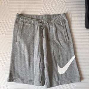 Nike sweat shorts size medium.